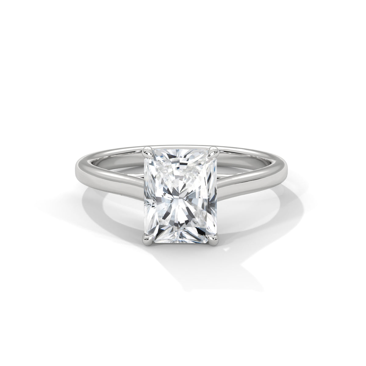 Vella Radiant Solitaire Engagement Ring