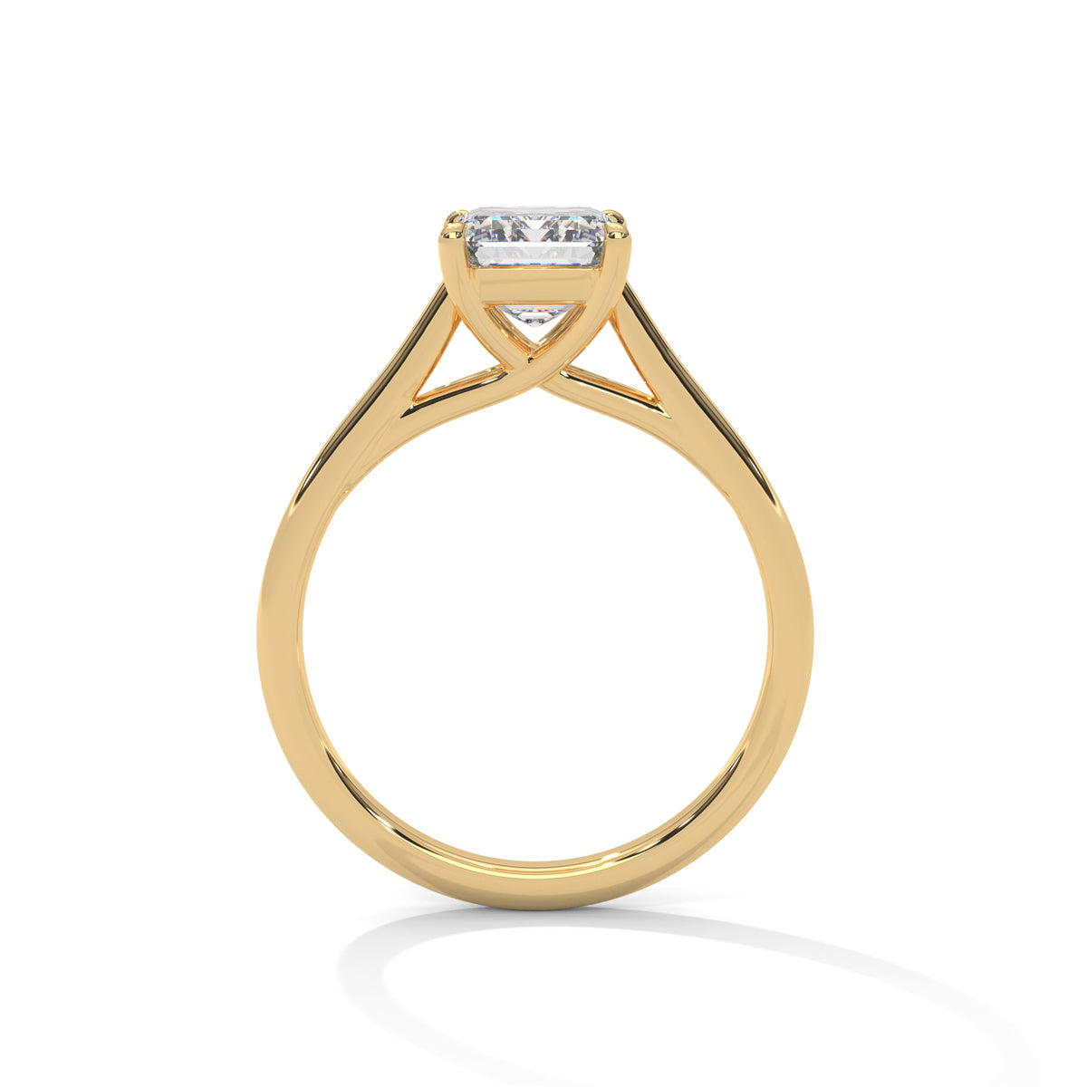 Vella Radiant Solitaire Engagement Ring