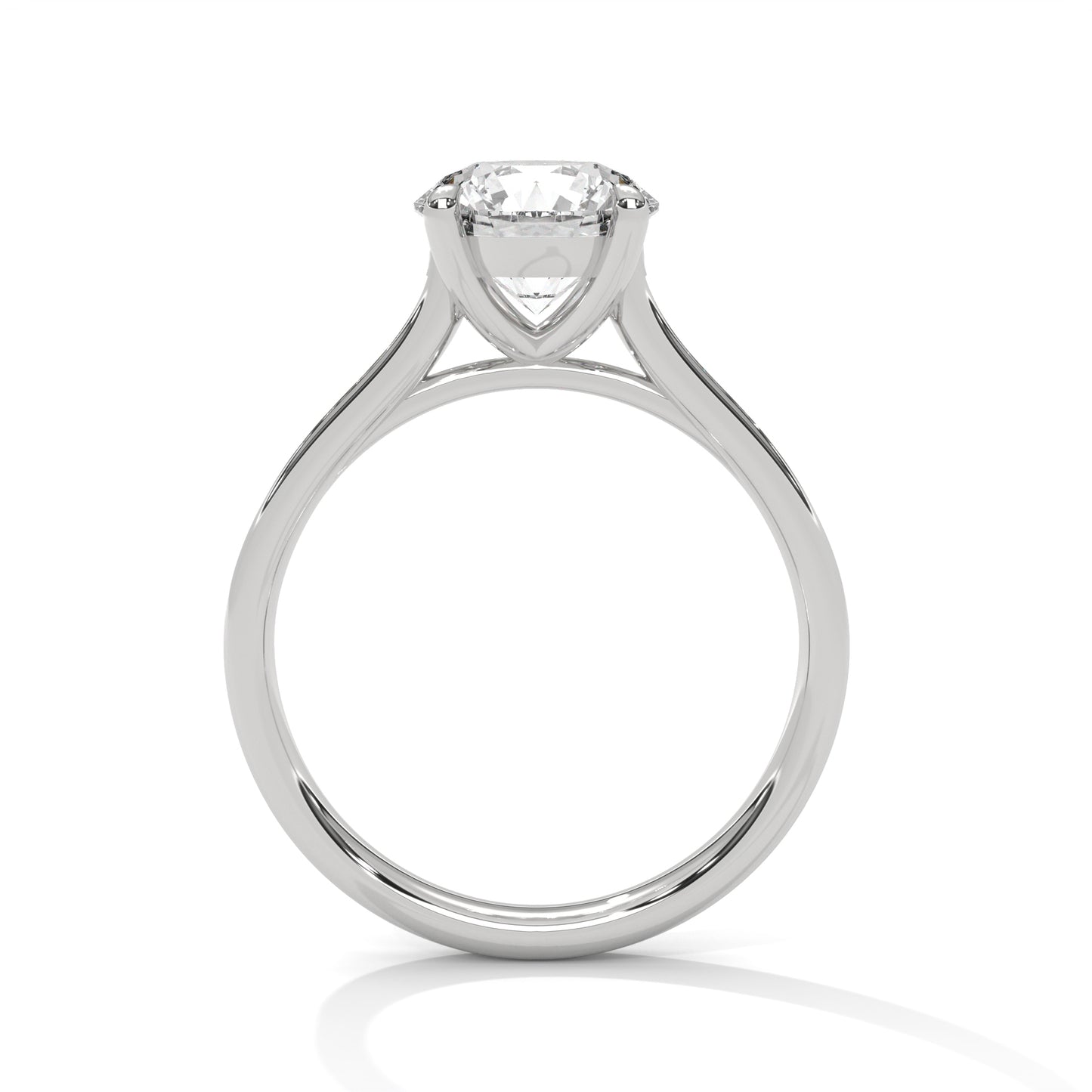 0.80 Carat Round Solitaire Diamond Ring