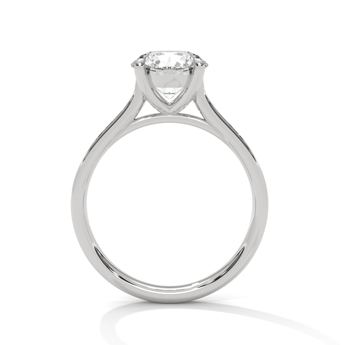 0.80 Carat Round Solitaire Diamond Ring