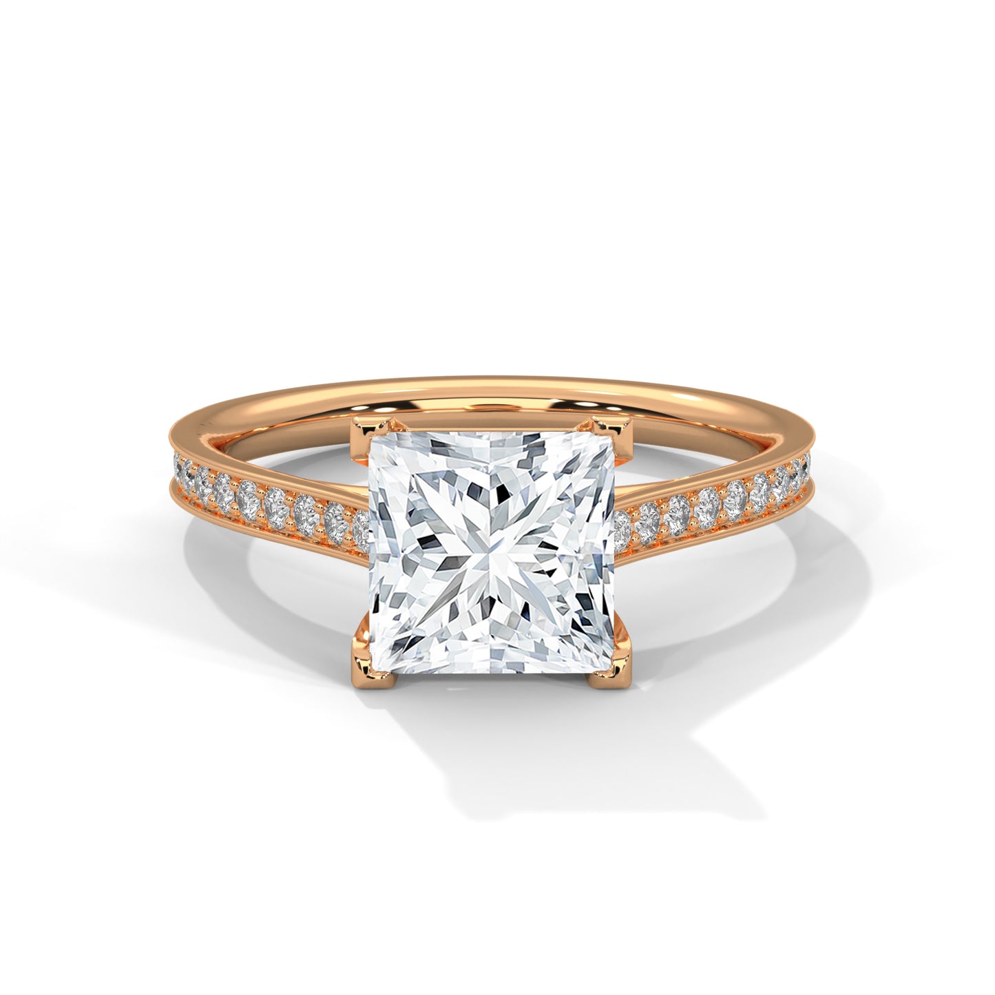 Princess Cut Lab-Grown Diamond Engagement Ring