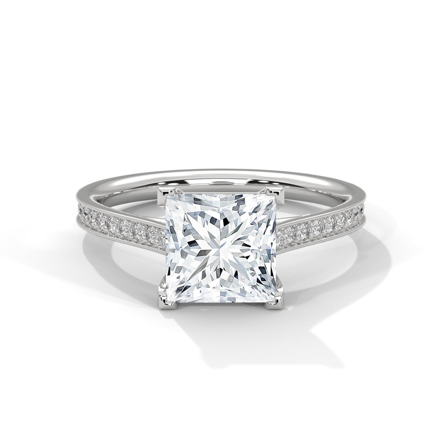 Princess Cut Lab-Grown Diamond Engagement Ring