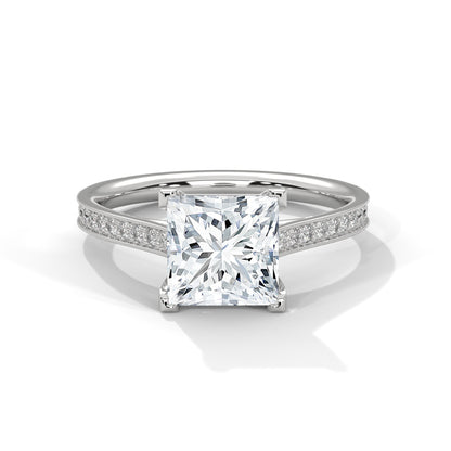 Princess Cut Lab-Grown Diamond Engagement Ring