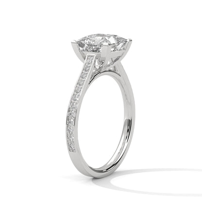 Princess Cut Lab-Grown Diamond Engagement Ring
