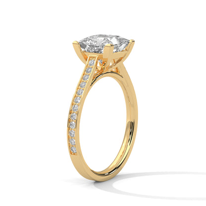 Princess Cut Lab-Grown Diamond Engagement Ring