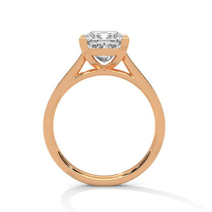 Princess Cut Lab-Grown Diamond Engagement Ring