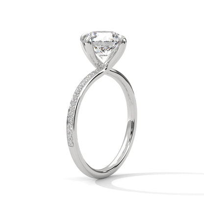 Celeste Grace Round Solitaire Diamond Ring