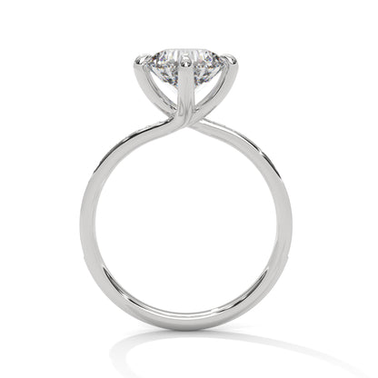 Celeste Grace Round Solitaire Diamond Ring