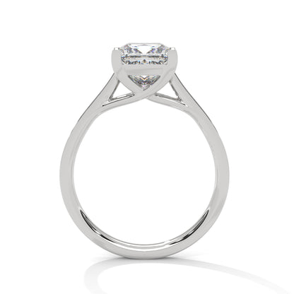 Princess Cut Lab-Grown Diamond Engagement Ring Modern Solitaire