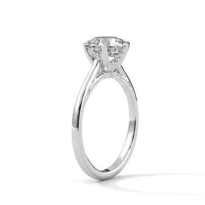 Viora Cushion Lab-Grown Diamond Solitaire Engagement Ring
