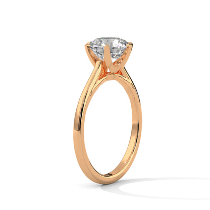 Viora Cushion Lab-Grown Diamond Solitaire Engagement Ring