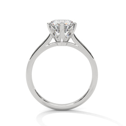 Viora Cushion Lab-Grown Diamond Solitaire Engagement Ring