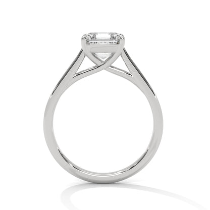 0.90 Carat Cushion Lab-Grown Diamond Solitaire Engagement Ring
