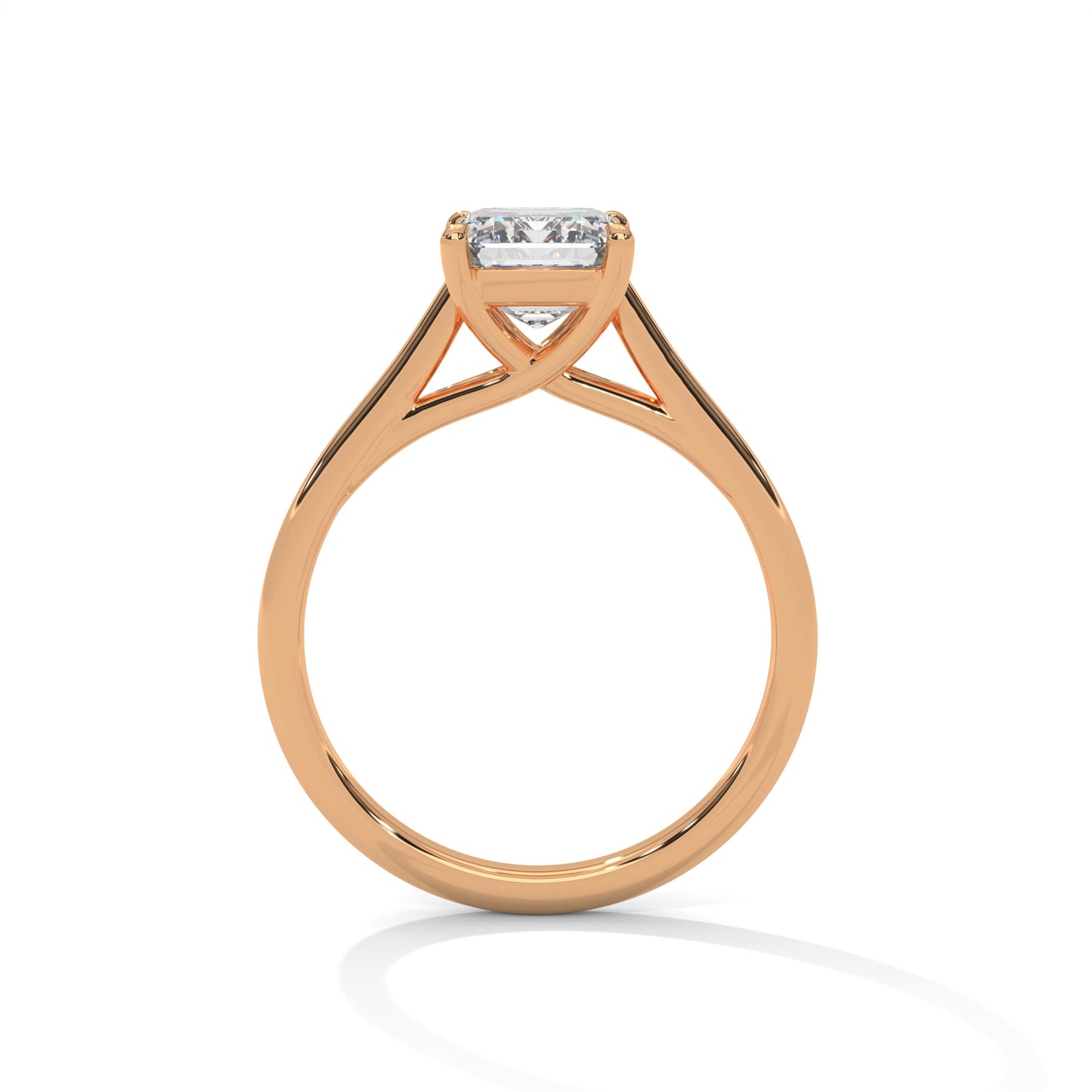 Vella Radiant Solitaire Engagement Ring
