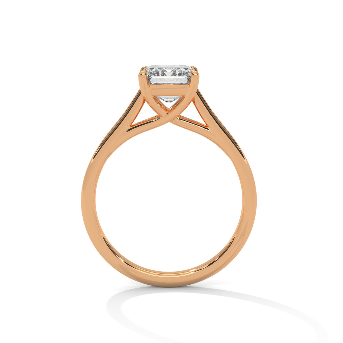 Vella Radiant Solitaire Engagement Ring