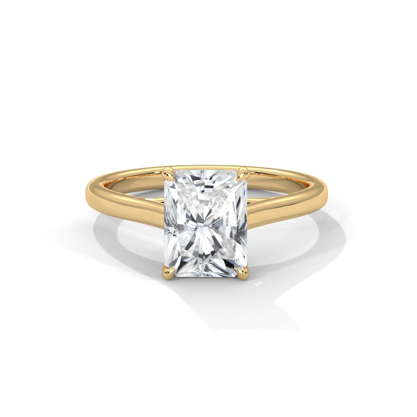 Vella Radiant Solitaire Engagement Ring