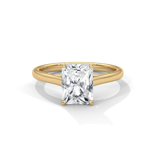 Vella Radiant Solitaire Engagement Ring