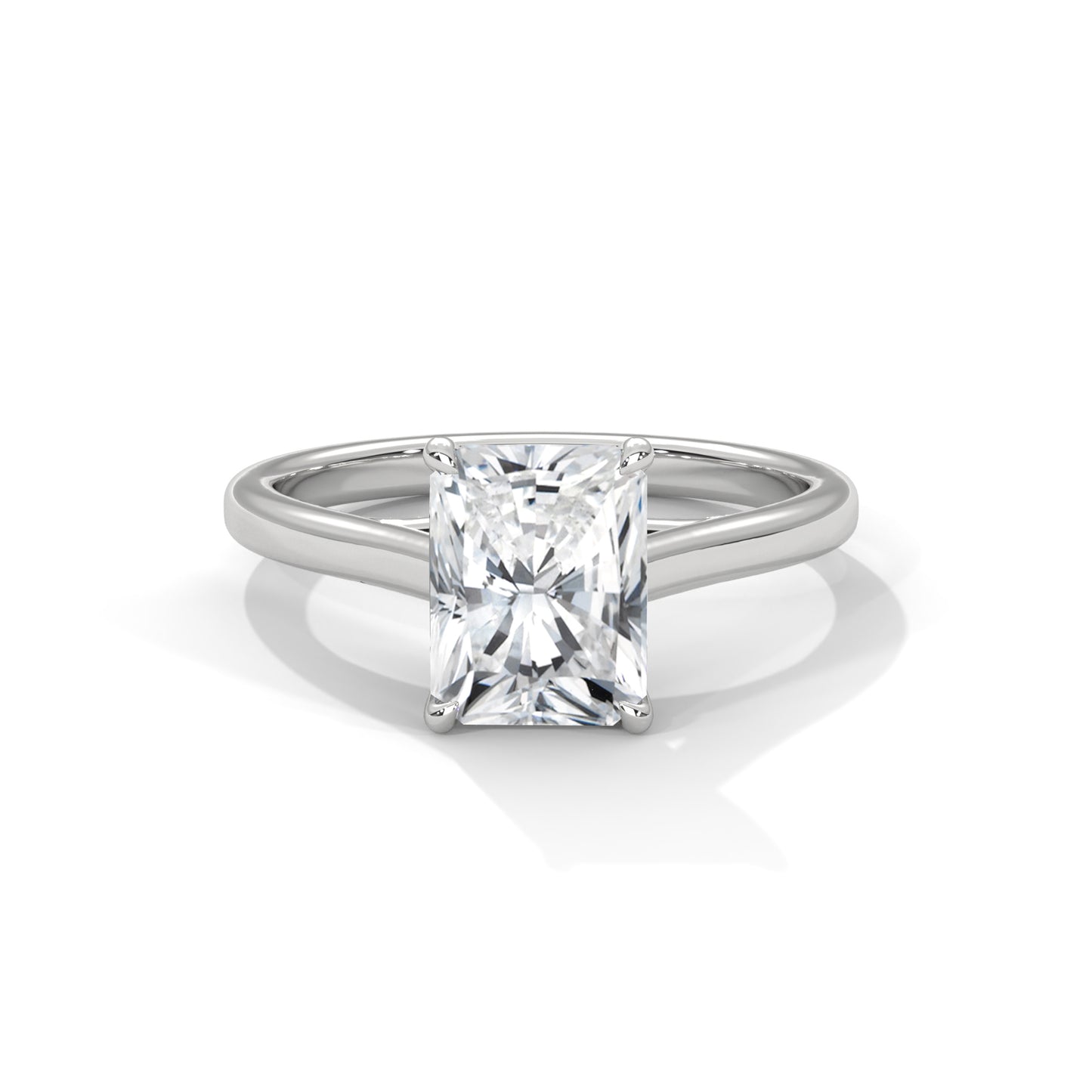 Vella Radiant Solitaire Engagement Ring