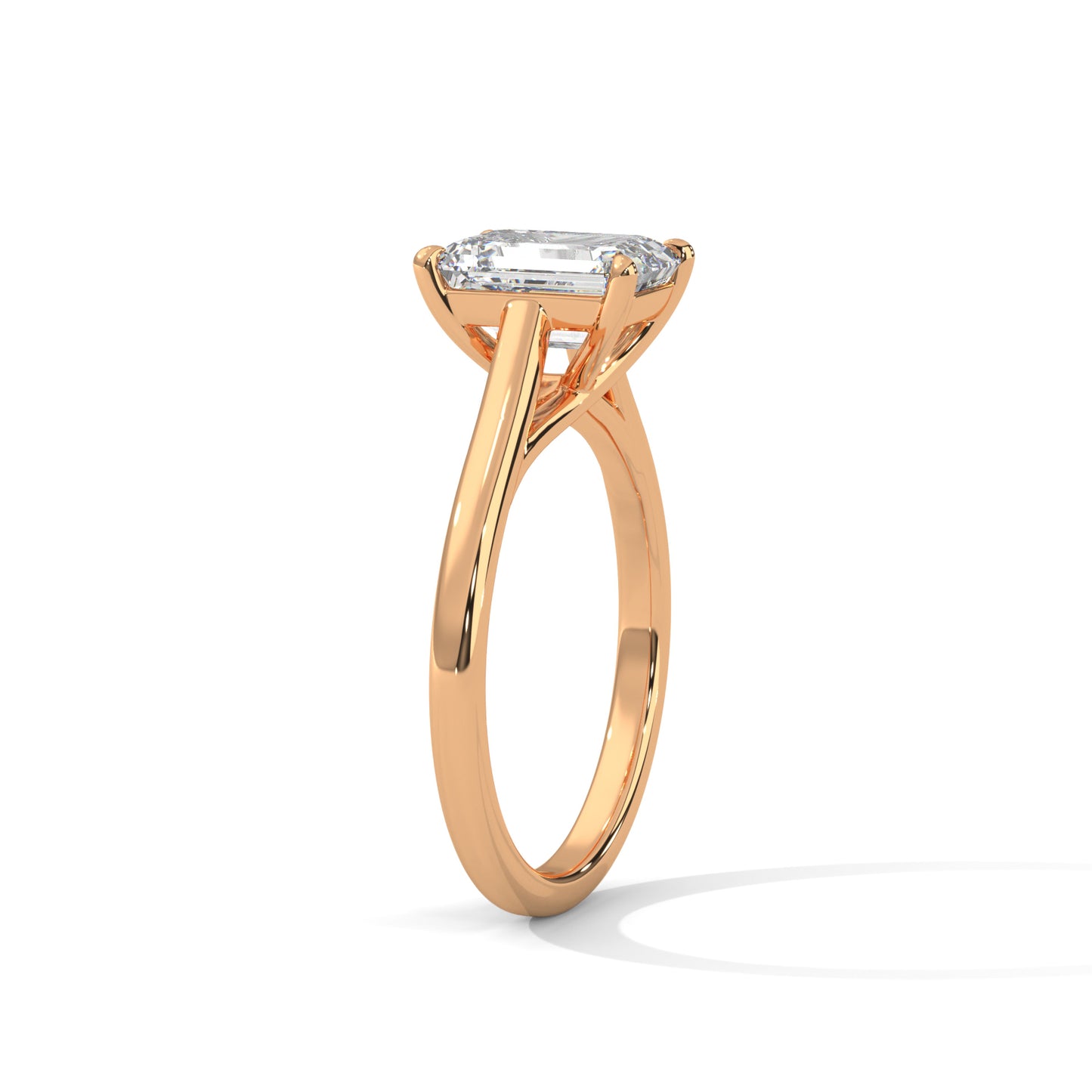 Vella Radiant Solitaire Engagement Ring