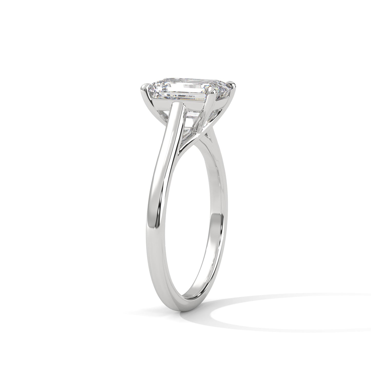 Vella Radiant Solitaire Engagement Ring