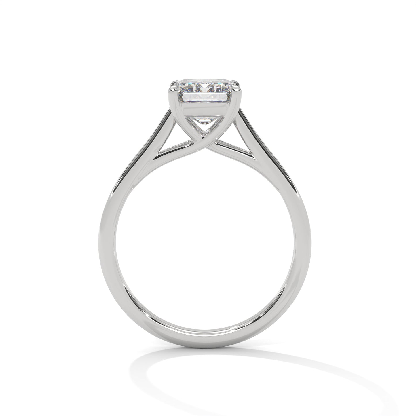 Vella Radiant Solitaire Engagement Ring