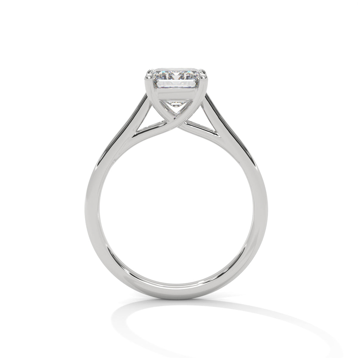 Vella Radiant Solitaire Engagement Ring