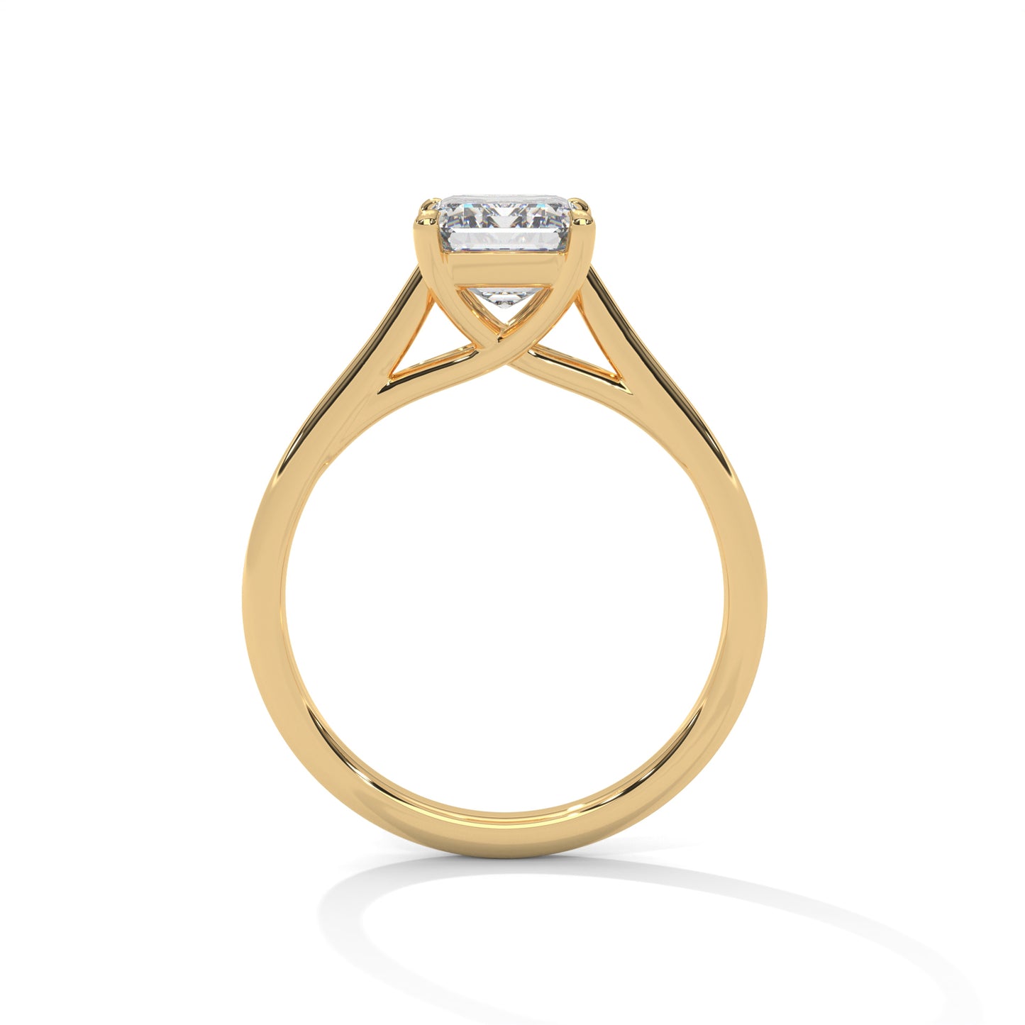 Vella Radiant Solitaire Engagement Ring