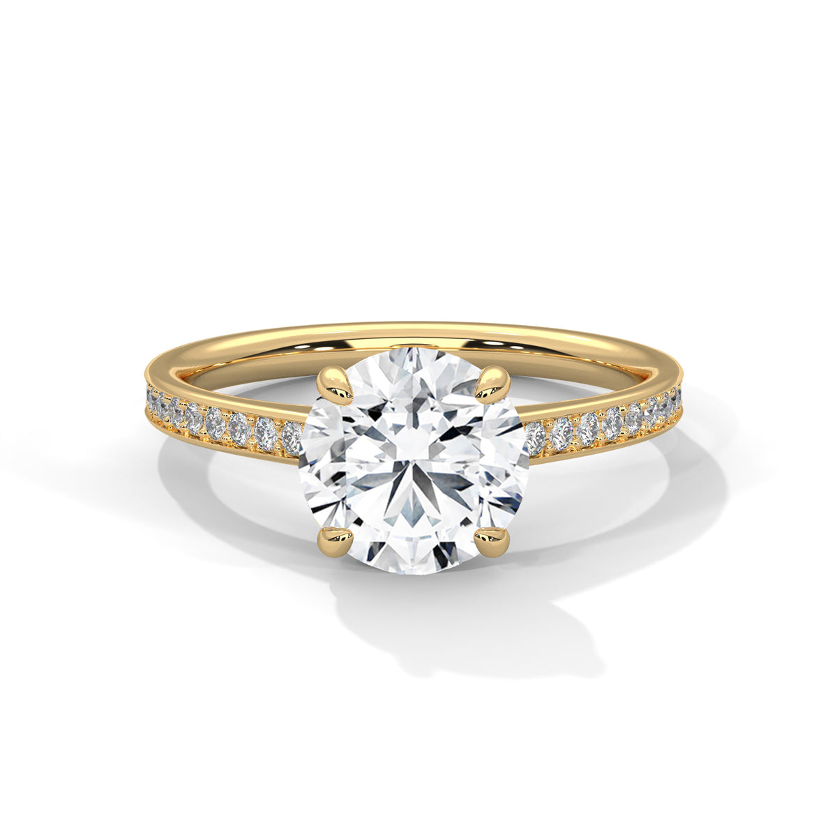 The "Elite Elegance" - IGI Certified 2.21ct Lab Diamond Engagement Ring