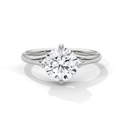Round Lab-Grown Diamond Endless Solitaire Ring