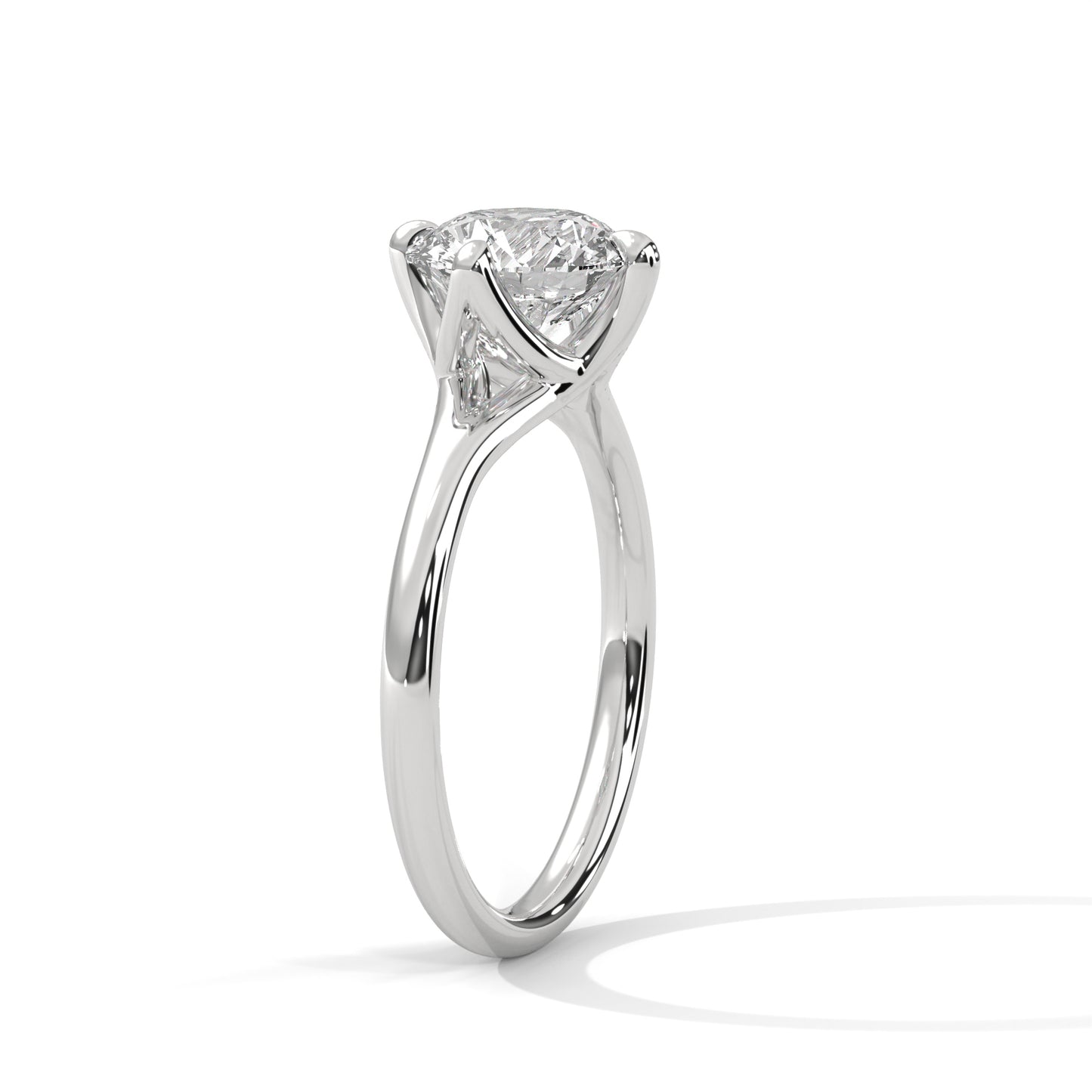 Round Lab-Grown Diamond Endless Solitaire Ring