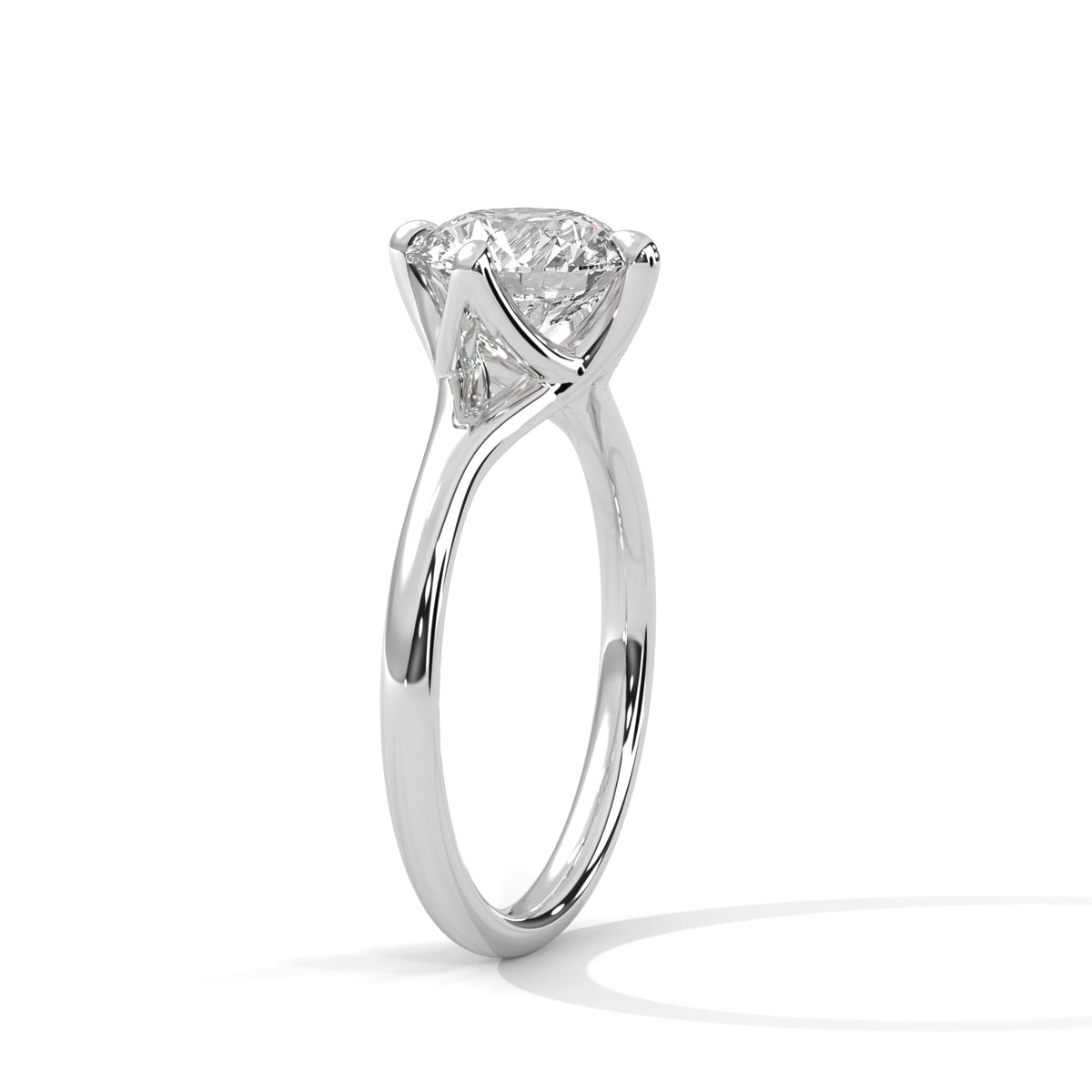 Round Lab-Grown Diamond Endless Solitaire Ring