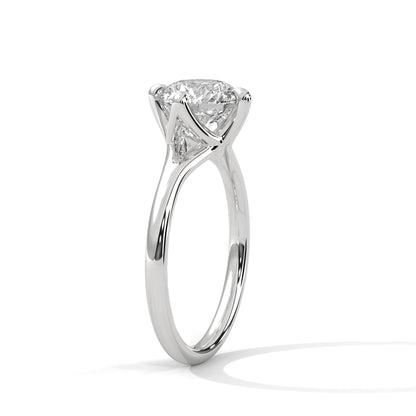 Round Lab-Grown Diamond Endless Solitaire Ring