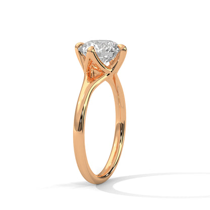 Round Lab-Grown Diamond Endless Solitaire Ring