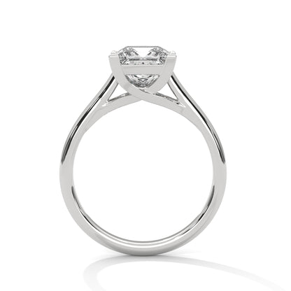 Princess Cut Lab-Grown Diamond Engagement Ring 14K Gold Solitaire