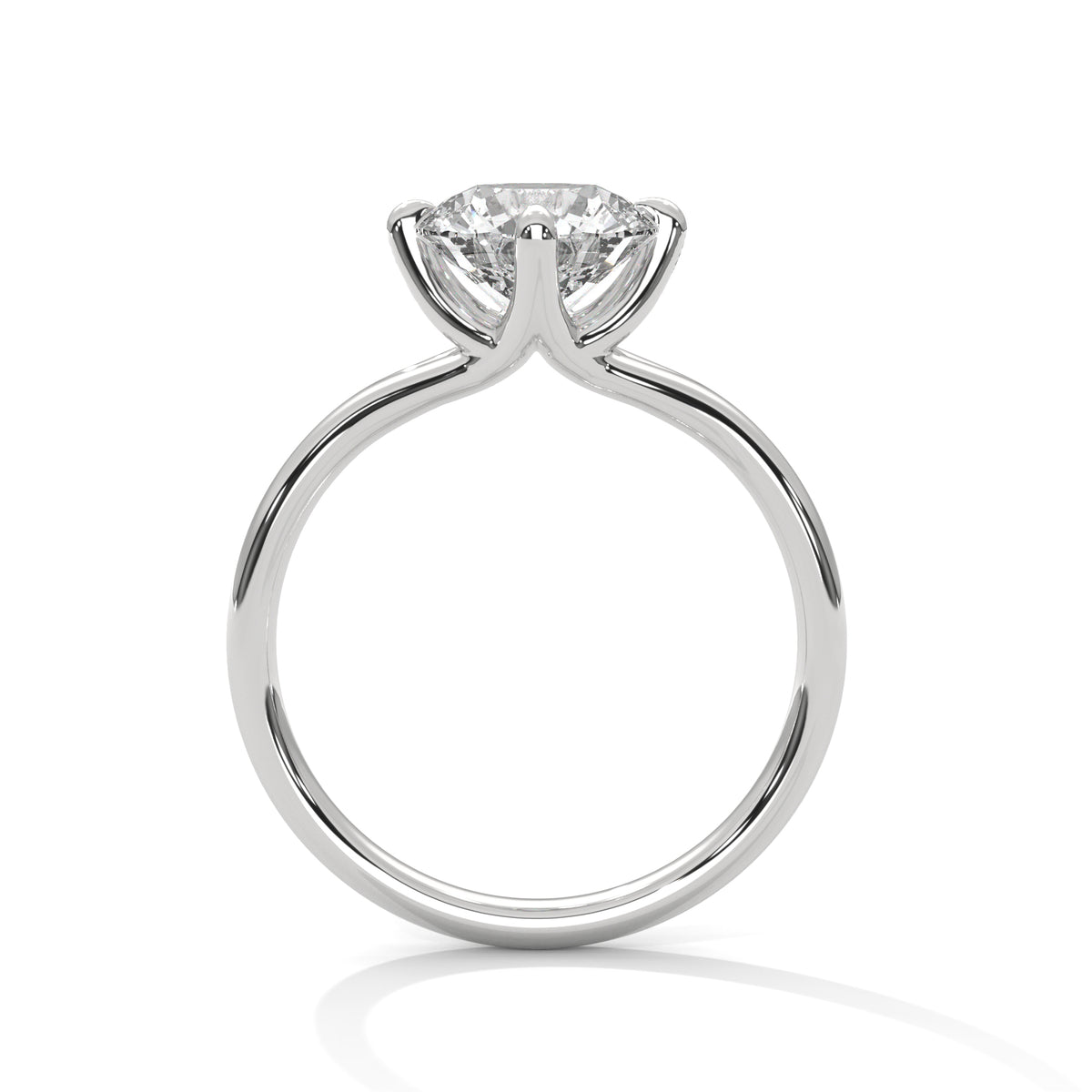 Round Lab-Grown Diamond Endless Solitaire Ring