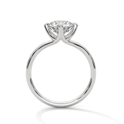 Round Lab-Grown Diamond Endless Solitaire Ring