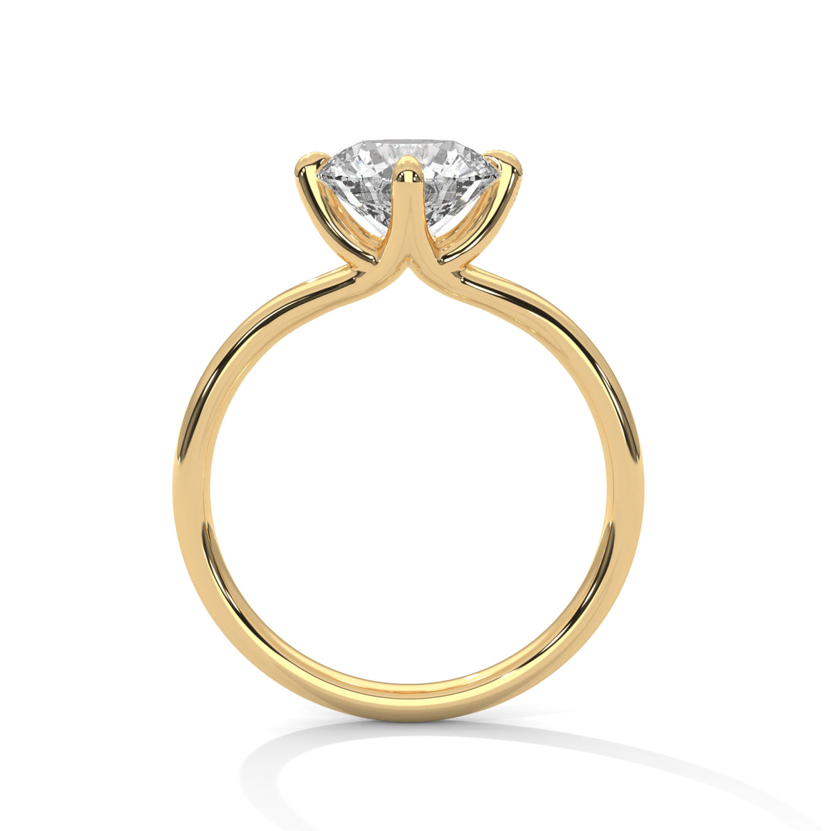 Round Lab-Grown Diamond Endless Solitaire Ring