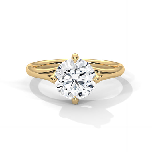 Round Lab-Grown Diamond Endless Solitaire Ring