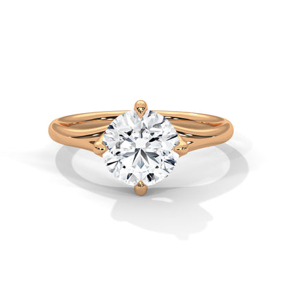Round Lab-Grown Diamond Endless Solitaire Ring