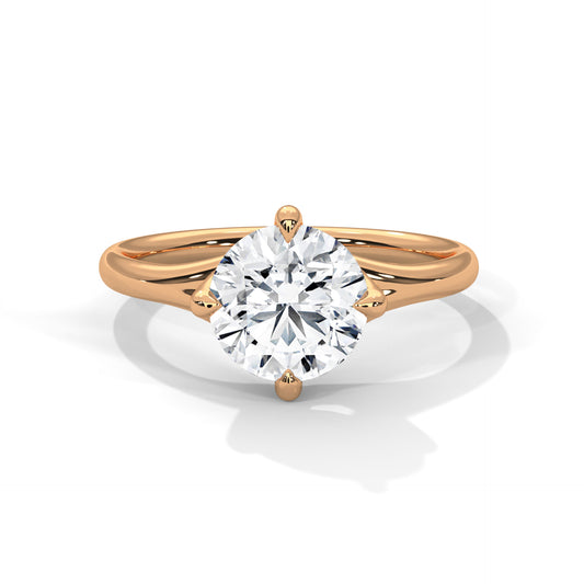 Round Lab-Grown Diamond Endless Solitaire Ring