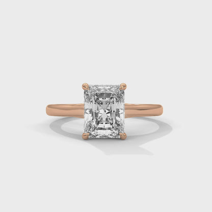 Vella Radiant Solitaire Engagement Ring