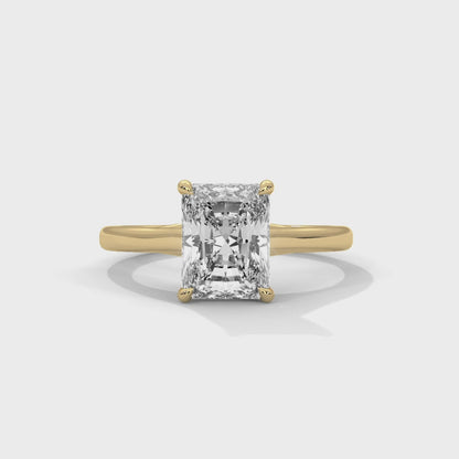 Vella Radiant Solitaire Engagement Ring