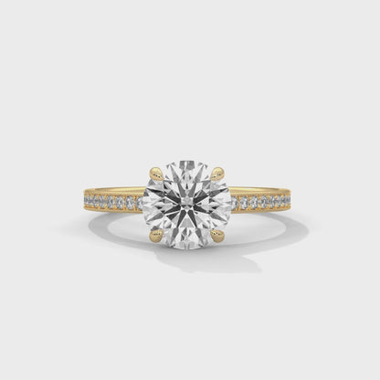 The "Elite Elegance" - IGI Certified 2.21ct Lab Diamond Engagement Ring