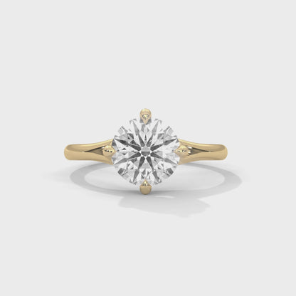 Round Lab-Grown Diamond Endless Solitaire Ring